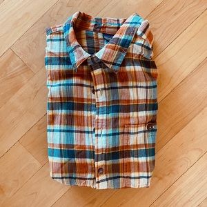 Patagonia Organic Cotton Plaid Button Down Shirt